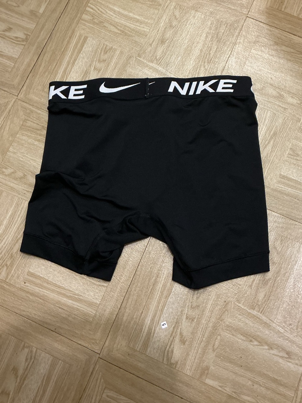 Nike Black and White Dri-FIT Compression Shorts - Picture 2 of 3
